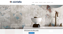 Desktop Screenshot of ciciriello.it